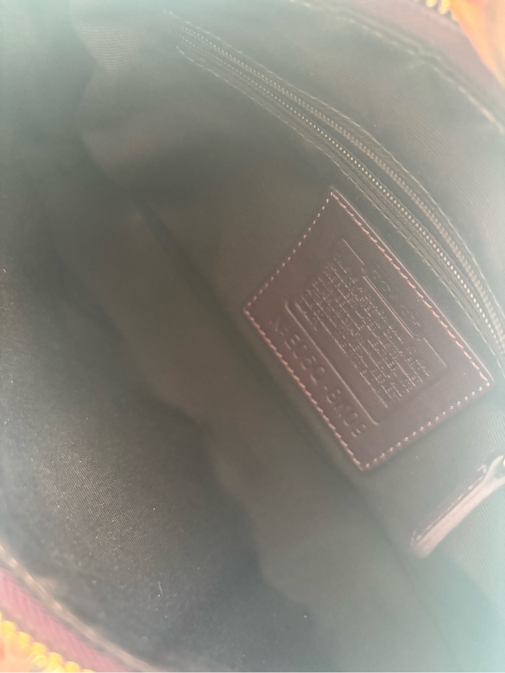 Coach Y2K Vintage Plum Stripe Signature Monogram Baguette Shoulder Bag - Picture 4 of 9